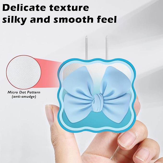 4-in-1 Silicone Charger Case with Wire Saver