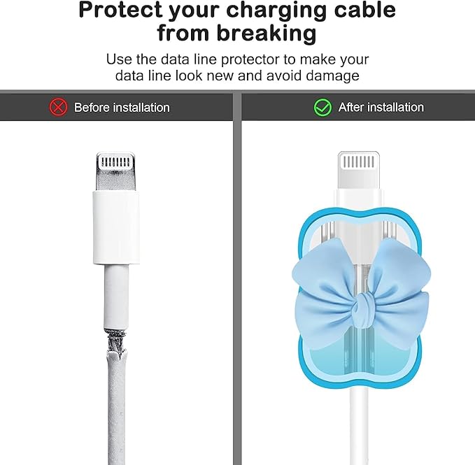 4-in-1 Silicone Charger Case with Wire Saver