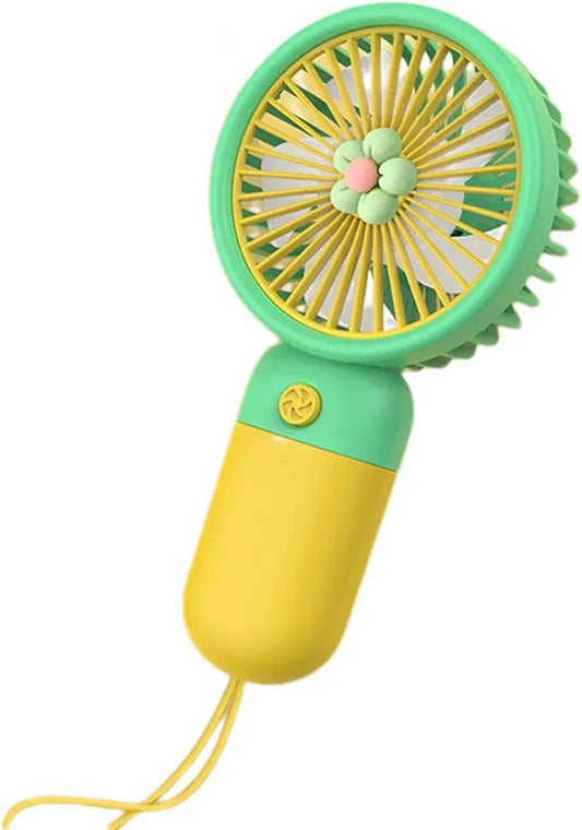 Portable Handheld Flower Fan for Travel & Outdoor Use